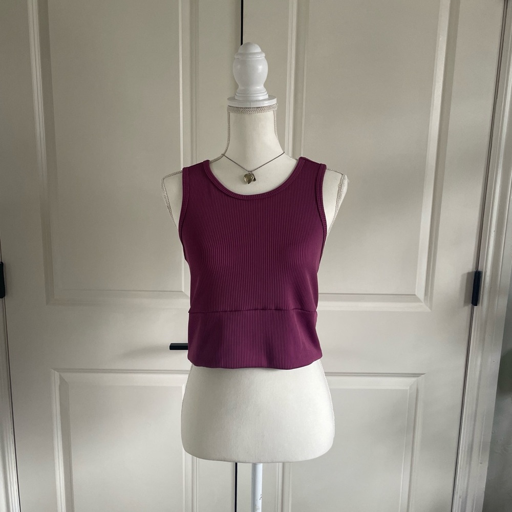 Women's Purple Sleeveless Top